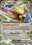 Pokemon Pidgeot ex 164/197 Obsidian Flames Full Art Holo LP