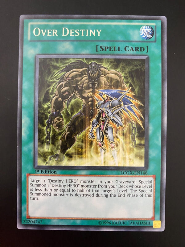 Yugioh Over Destiny LCGX-EN146 Rare 1st Edition NM