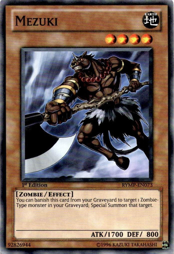 Yugioh Mezuki RYMP-EN073 Common 1st Edition LP