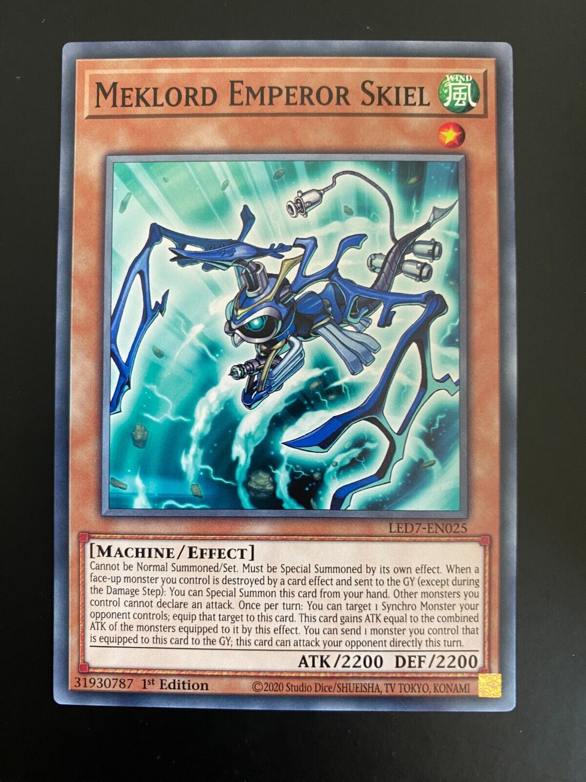 Yugioh Meklord Emperor Skiel LED7-EN025 Common 1st Edition NM/MINT