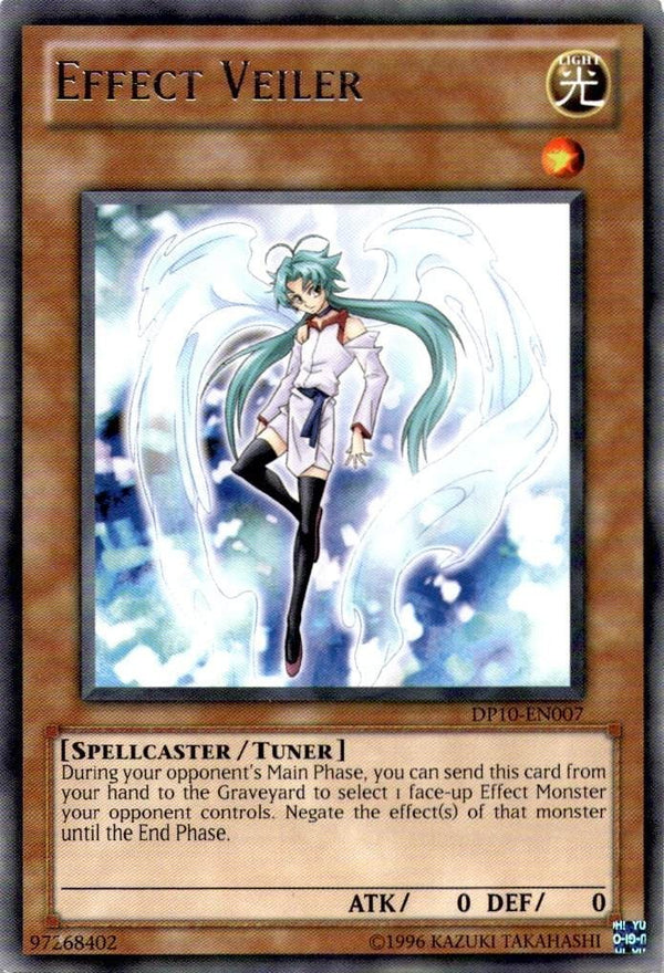 Yugioh Effect Veiler DP10-EN007 Rare Unlimited Edition HP
