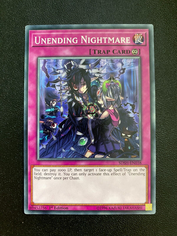 Yugioh Unending Nightmare SDSH-EN038 Common 1st Edition NM