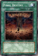 Yugioh Final Destiny DB1-EN020 Common Unlimited Ed DAMAGED