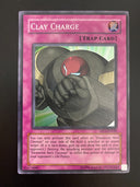 Yugioh Clay Charge DP1-EN030 Super Rare Unlimited Edition NM