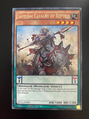 Yugioh Samurai Cavalry of Reptier DOCS-EN000 Rare 1st Edition VLP/NM