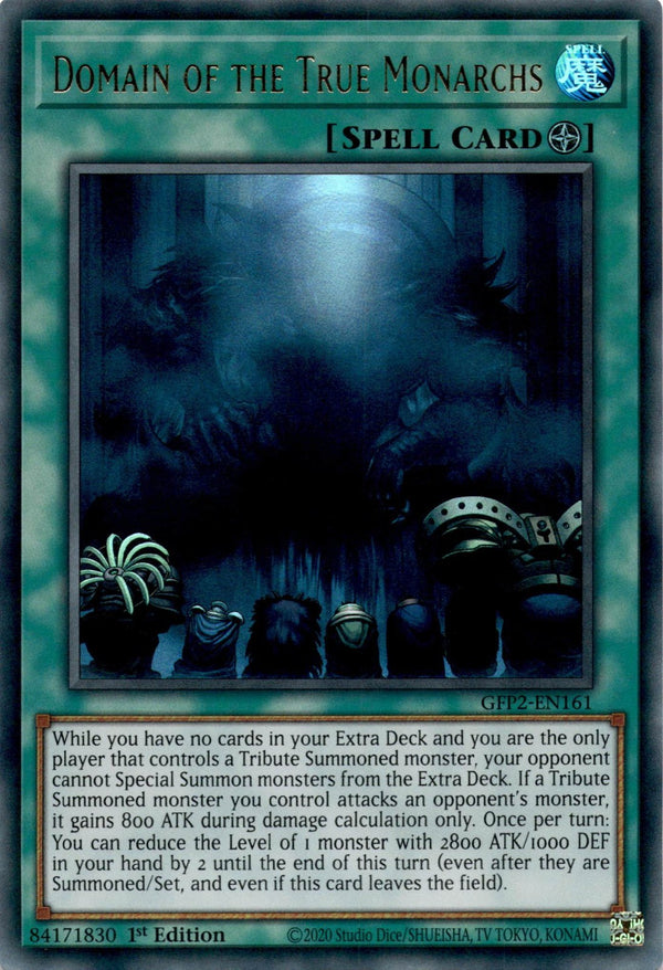 Yugioh Domain of the True Monarchs GFP2-EN161 Ultra Rare 1st Edition NM