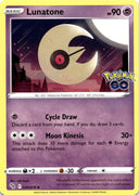 Pokemon Lunatone 034/078 Pokemon Go Non Holo NM