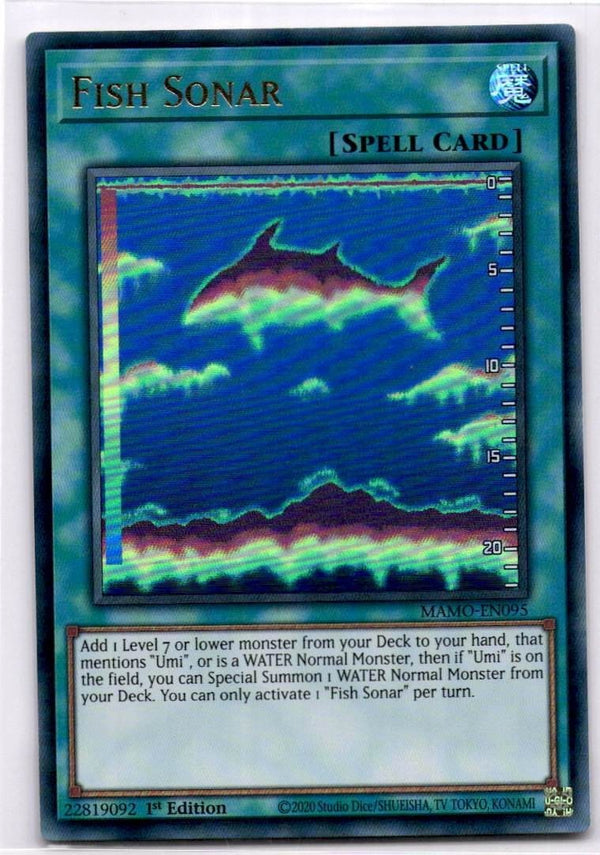 Yugioh Fish Sonar MAMO-EN095 Ultra Rare 1st Edition NM