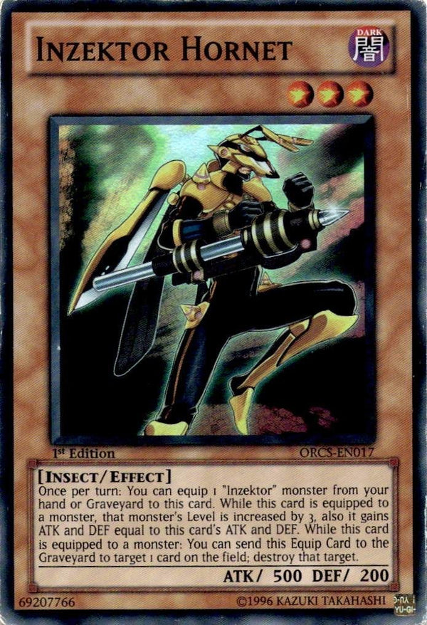 Yugioh Inzektor Hornet ORCS-EN017 Super Rare 1st Edition HP/MP