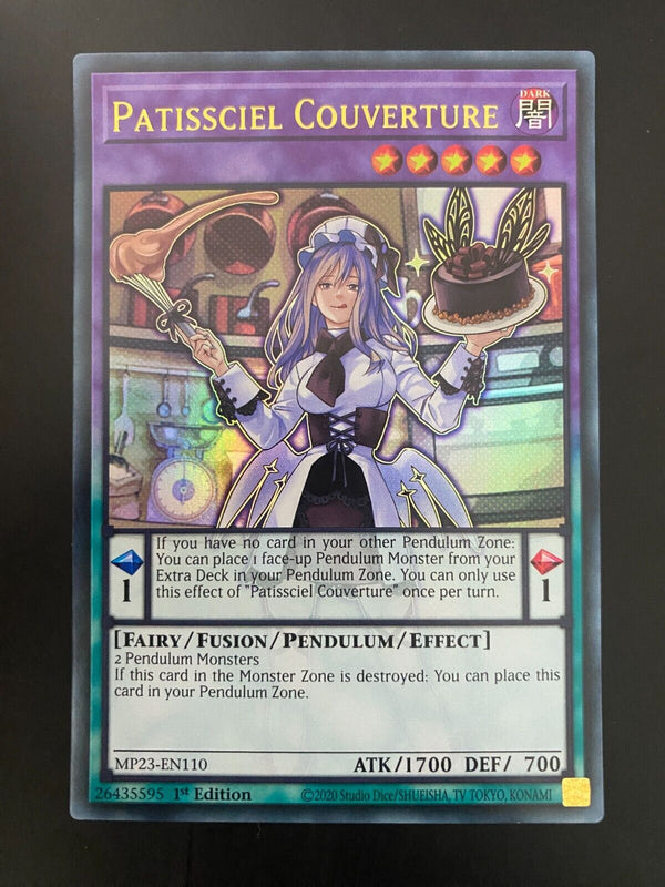 Yugioh Patissciel Couverture MP23-EN110 Ultra Rare 1st Edition NM/MINT