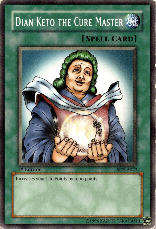 Yugioh Dian Keto the Cure Master SDY-A023 Common 1st Edition HP
