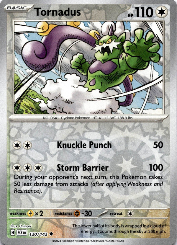 Pokemon Tornadus 120/142 Stellar Crown Reverse Holo NM