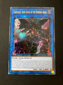 Yugioh Cherubini, Ebon Angel of the Burning Abyss RA01-EN042 Ultra Rare NM