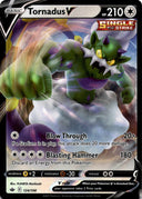 Pokemon Tornadus V 124/198 Chilling Reign Full Art Holo NM