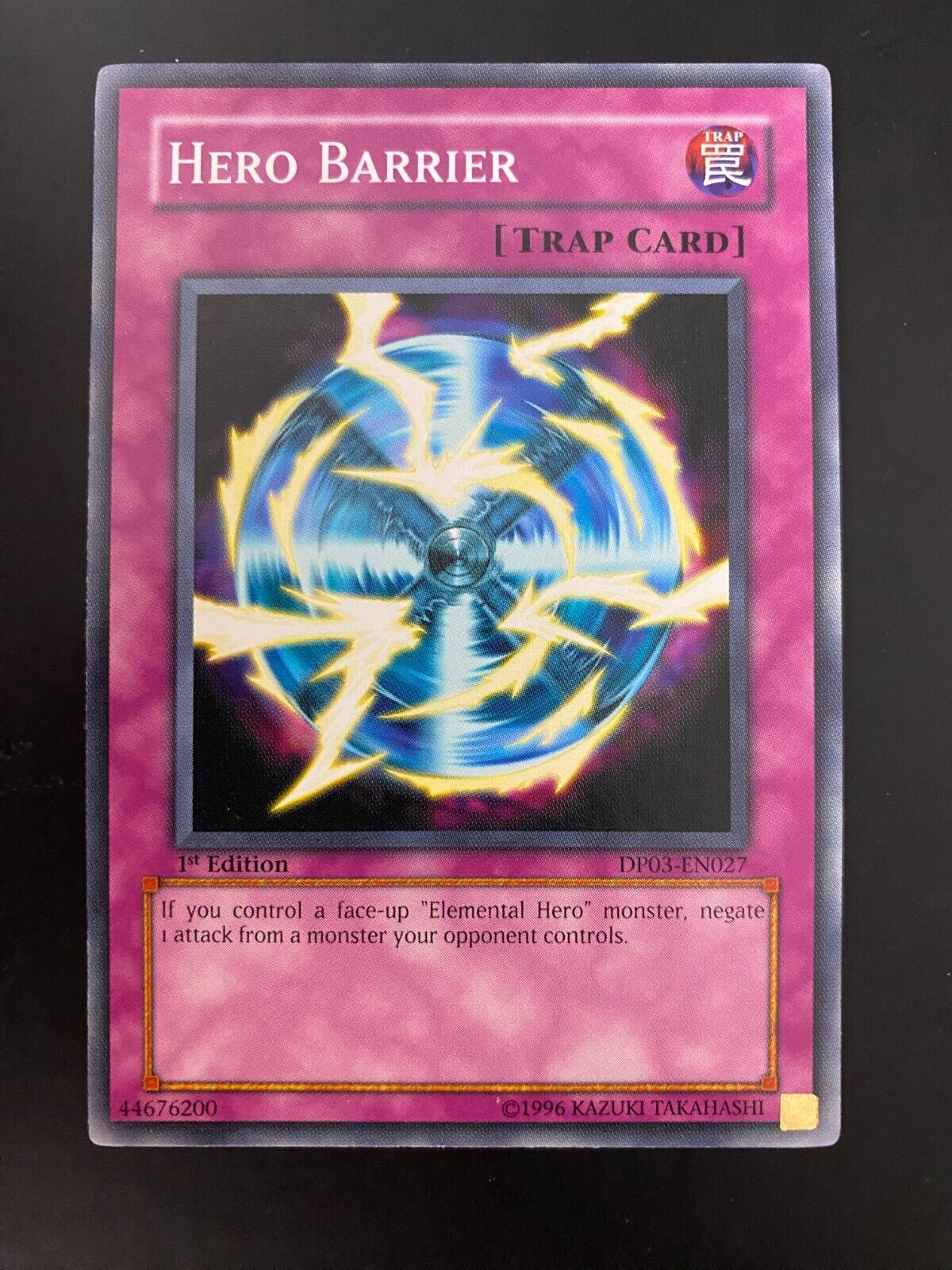 Yugioh Hero Barrier DP03-EN027 Common 1st Edition NM/MINT