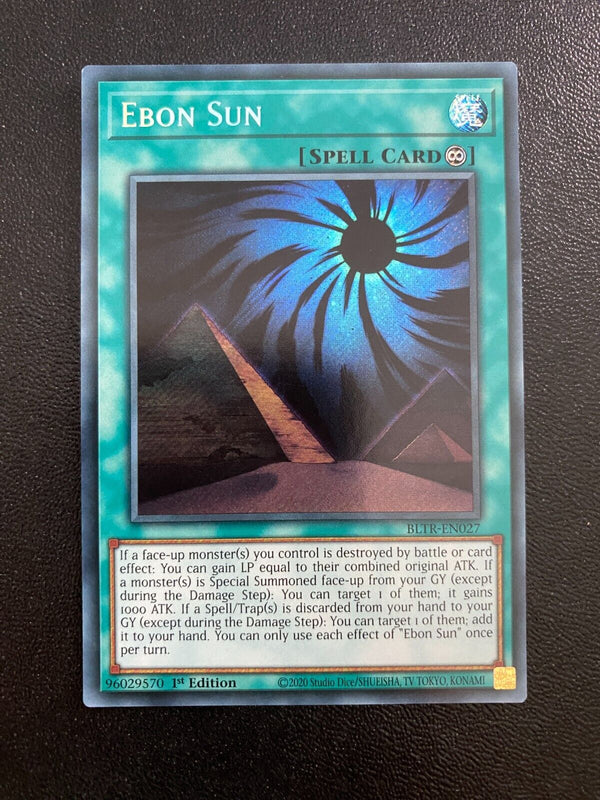 Yugioh Ebon Sun BLTR-EN027 Secret Rare 1st Edition NM