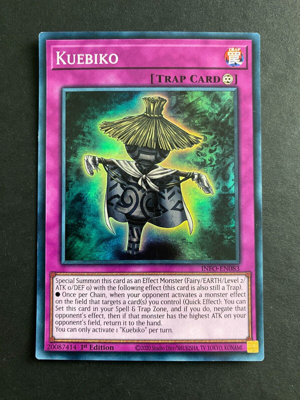 Yugioh Kuebiko INFO-EN083 Super Rare 1st Edition LP