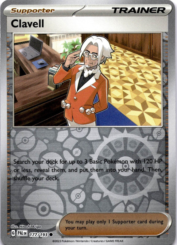 Pokemon Clavell 177/193 Paldea Evolved Reverse Holo NM