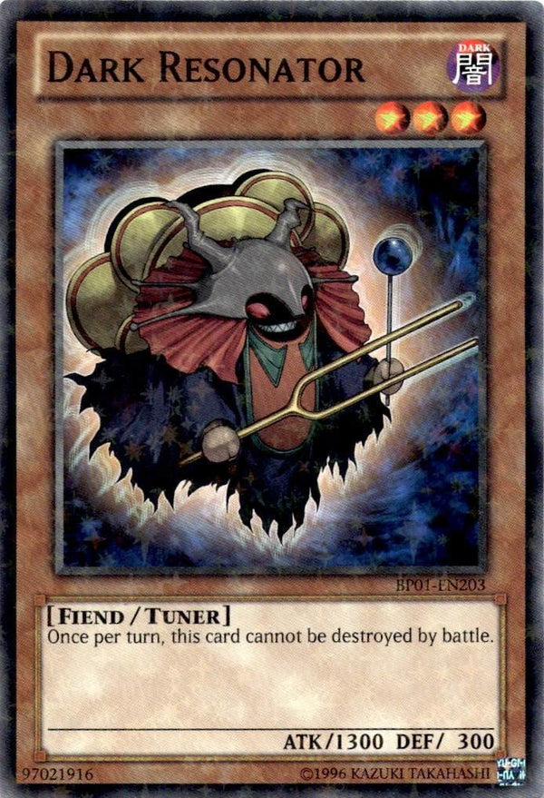 Yugioh Dark Resonator BP01-EN203 Starfoil Rare Unlimited Edition NM