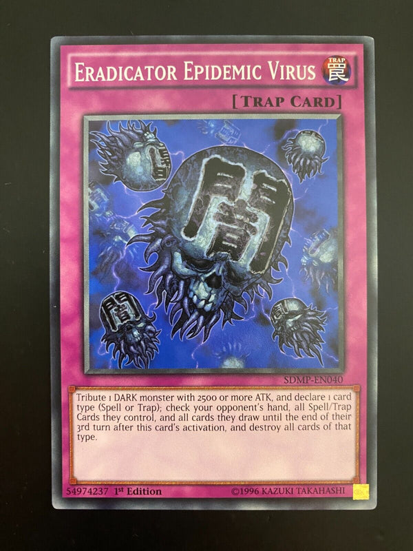 Yugioh Eradicator Epidemic Virus SDMP-EN040 Common 1st Edition NM/MINT