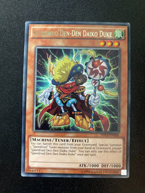 Yugioh Speedroid Den-Den Daiko Duke SHVI-EN006 Rare Unlimited Edition LP