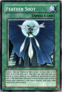 Yugioh Feather Shot DP1-EN017 Common 1st Edition DAMAGED/HP