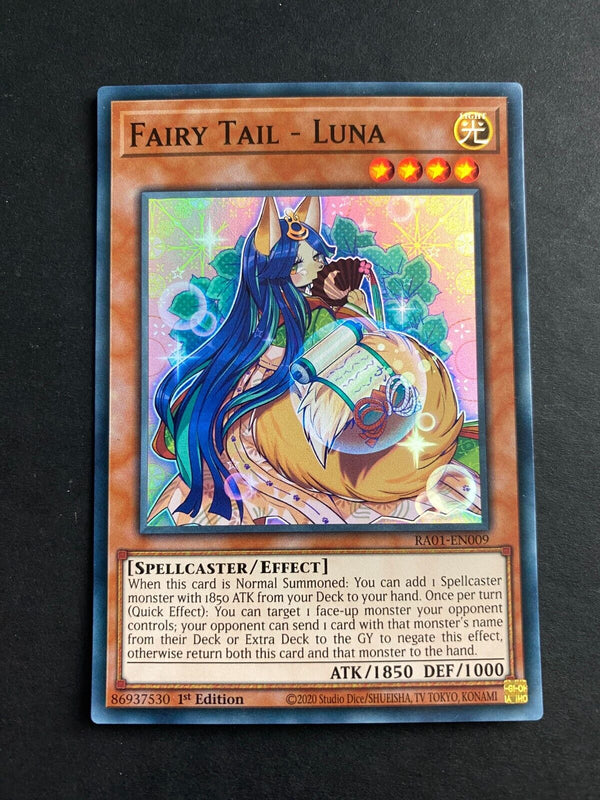 Yugioh Fairy Tail - Luna RA01-EN009 Ultra Rare 1st Edition LP