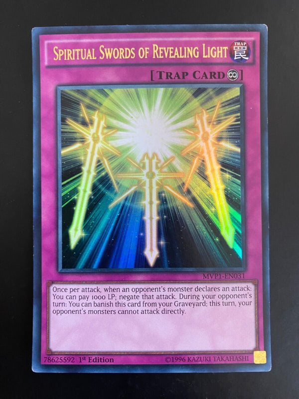 Yugioh Spiritual Swords of Revealing Light MVP1-EN031 Ultra Rare 1st Ed MP/LP