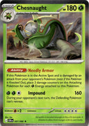 Pokemon Chesnaught 007/086 Chaos Rising Holo NM