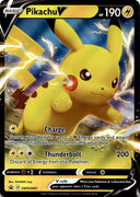 Pokemon Pikachu V swsh061 Black Star Promos Full Art Holo NM