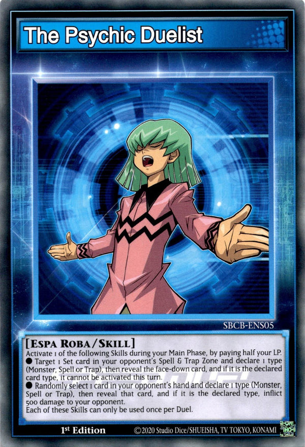 Yugioh The Psychic Duelist SBCB-ENS05 Speed Duel Common 1st Edition NM