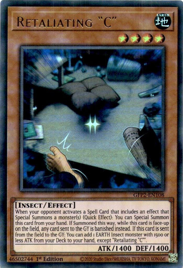 Yugioh Retaliating C GFP2-EN108 Ultra Rare 1st Edition NM