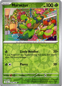 Pokemon Maractus 008/086 Black Bolt Reverse Holo NM