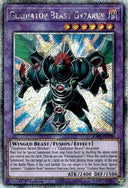 Yugioh Gladiator Beast Gyzarus RA03-EN198 Platinum Secret Rare 1st Edition NM