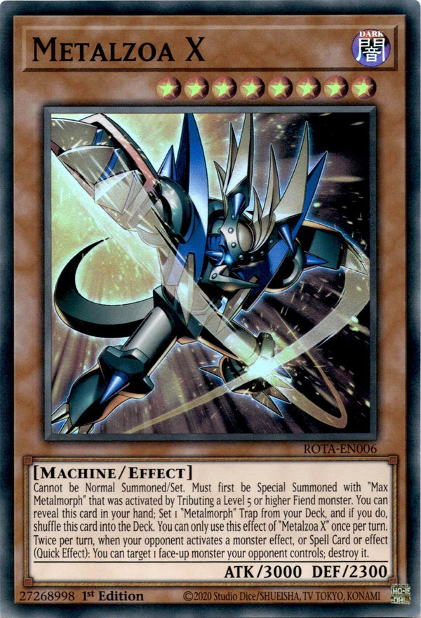 Yugioh Metalzoa X ROTA-EN006 Super Rare 1st Edition NM
