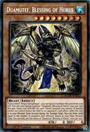Yugioh Duamutef, Blessing of Horus AGOV-EN012 Secret Rare 1st Edition NM