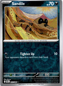 Pokemon Sandile 057/086 Black Bolt Reverse Holo NM