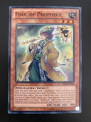 Yugioh Fool of Prophecy CBLZ-EN035 Unlimited Edition Super Rare VLP