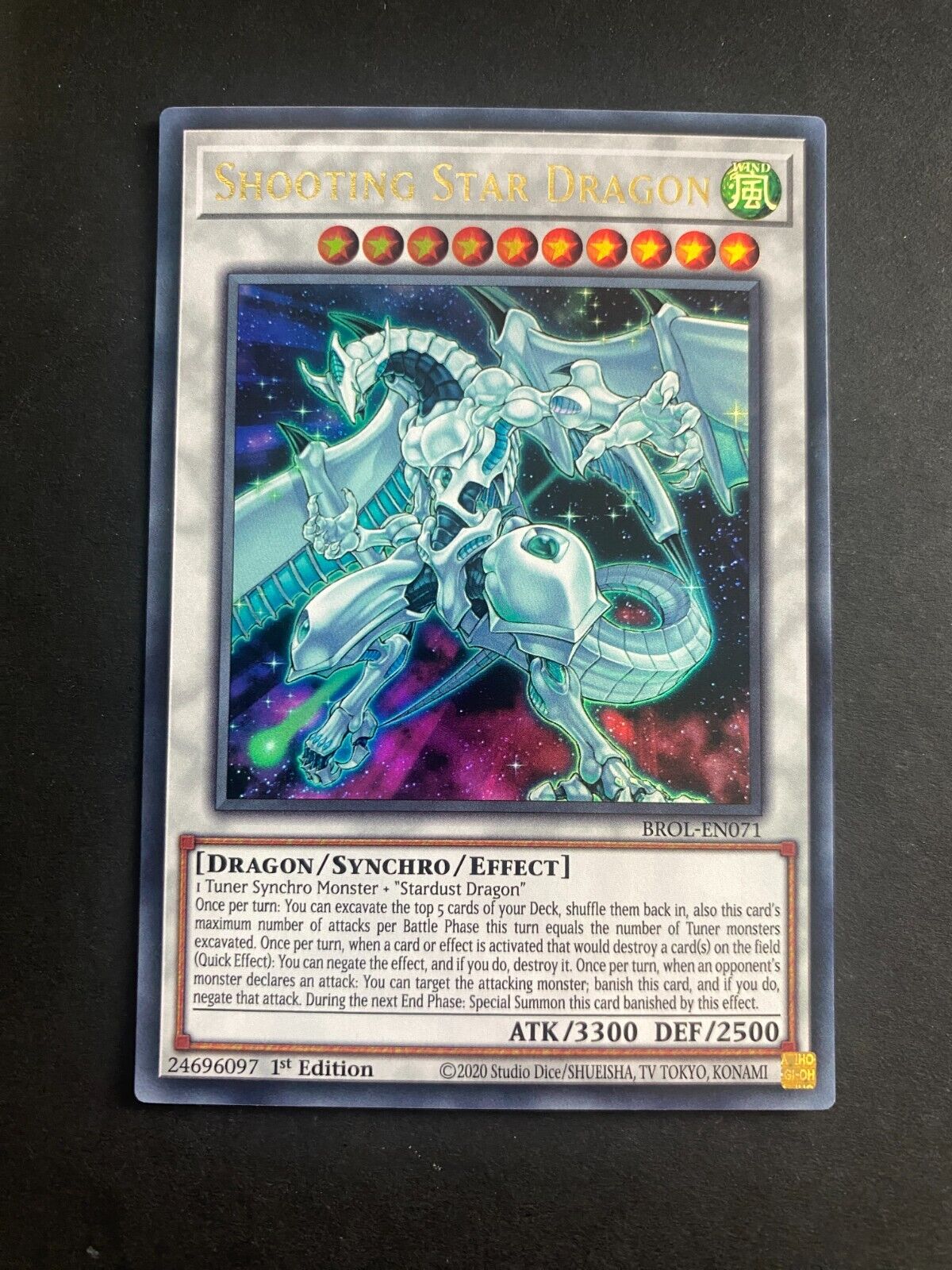 Yugioh Shooting Star Dragon BROL-EN071 Ultra Rare 1st Edition LP