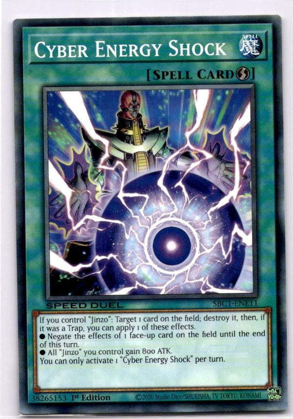 Yugioh Cyber Energy Shock SBC1-ENE11 Common 1st Edition NM