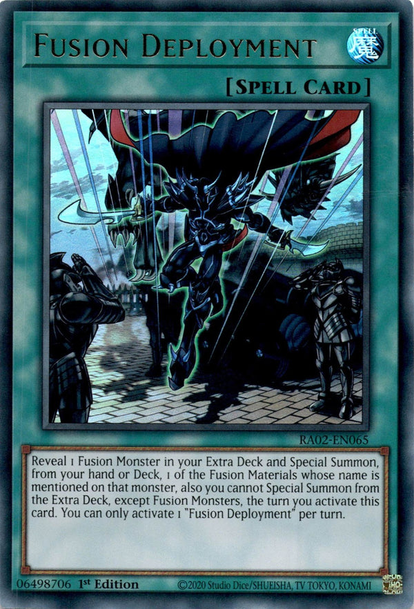 Yugioh Fusion Deployment RA02-EN065 Ultra Rare 1st Edition NM