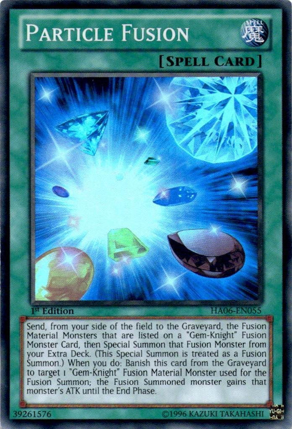Yugioh Particle Fusion HA06-EN055 Super Rare 1st Edition LP