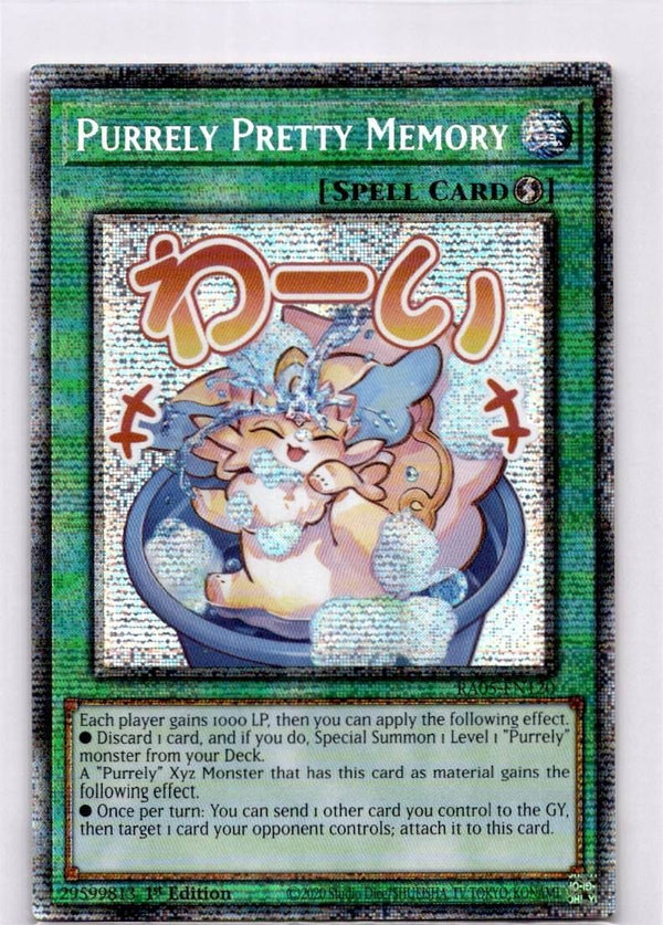 Yugioh Purrely Pretty Memory RA05-EN120 NA Print Starlight Rare 1st Edition NM