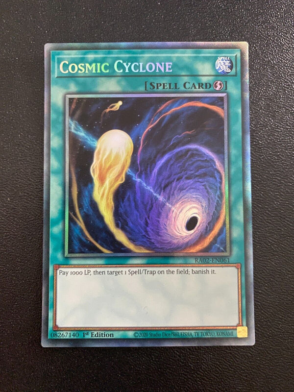 Yugioh Cosmic Cyclone RA02-EN061 Prismatic Collector’s Rare 1st Edition NM