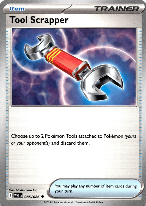 Pokemon Tool Scrapper 085/086 White Flare Non Holo NM