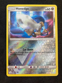 Pokemon Honedge 107/181 Team Up Reverse Holo NM