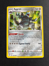 Pokemon Aggron 123/189 Darkness Ablaze Holo NM