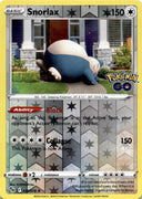 Pokemon Snorlax 055/078 Pokemon Go Reverse Holo NM