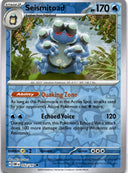 Pokemon Seismitoad 052/197 Paldea Evolved Reverse Holo NM