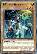 Yugioh S-Force Signify CORI-EN020 Common 1st Edition NM